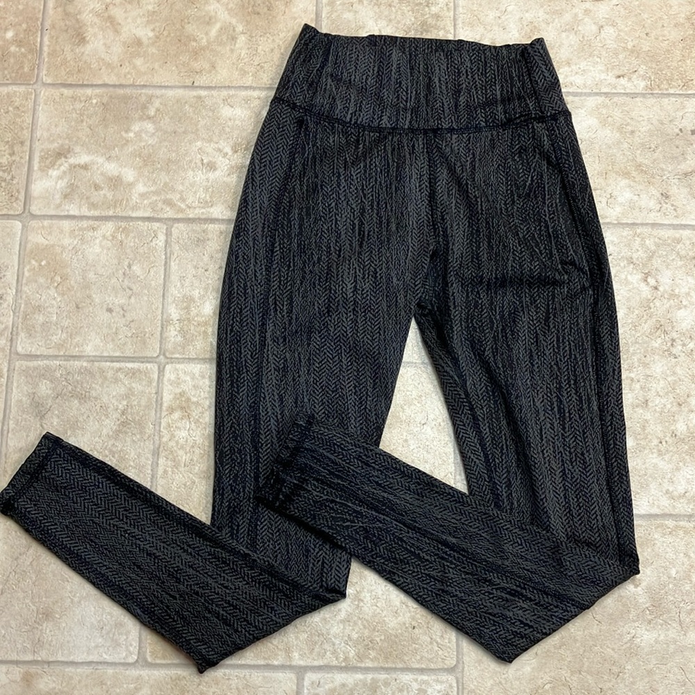 Buffbunny Black Patterned Leggings